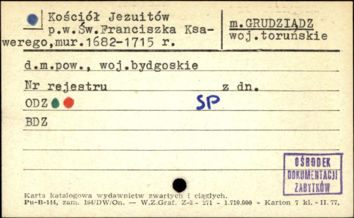 kościół jezuitów pw. św. Franciszka Ksawerego, skan 1