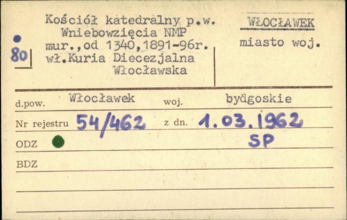 kościół katedralny pw. Wniebowzięcia Najświętszej Maryi Panny, skan 1