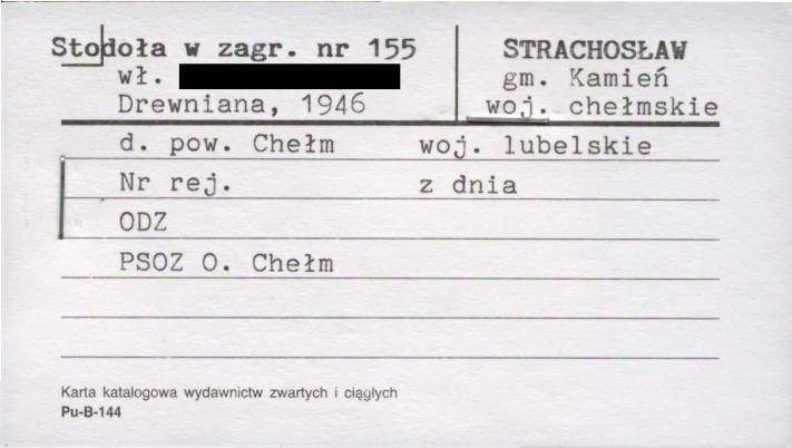 stodoła w zagrodzie, skan 1