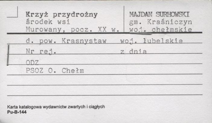 krzyż przydrożny, skan 1