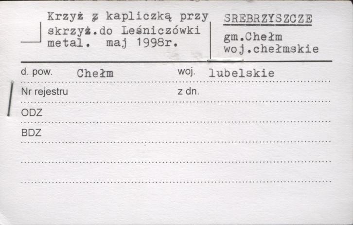 krzyż z kapliczką, skan 1