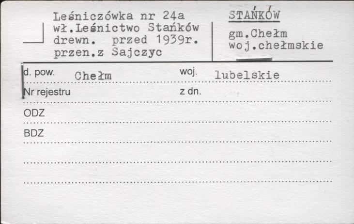 leśniczówka, skan 1