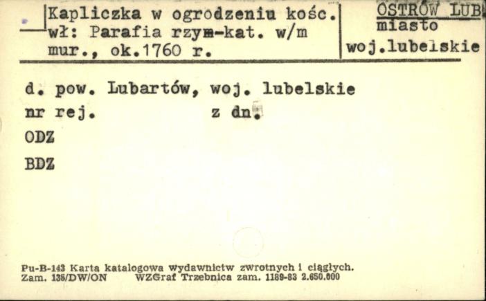 kapliczka w ogrodzeniu kość., skan 1