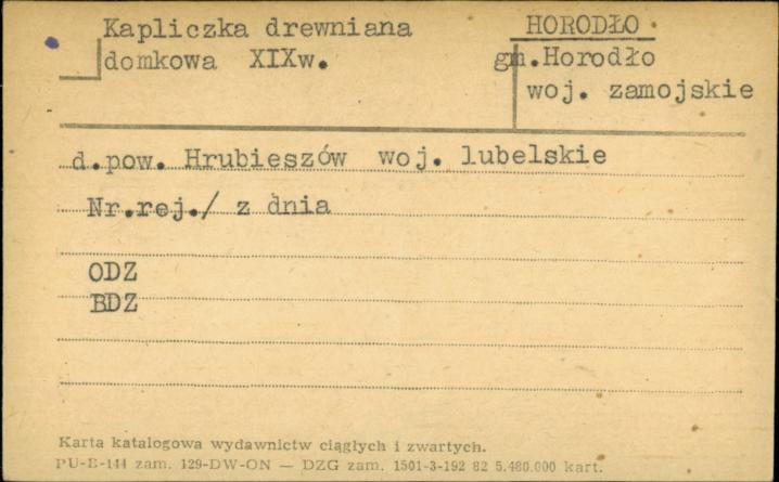 kapliczka domkowa, skan 1