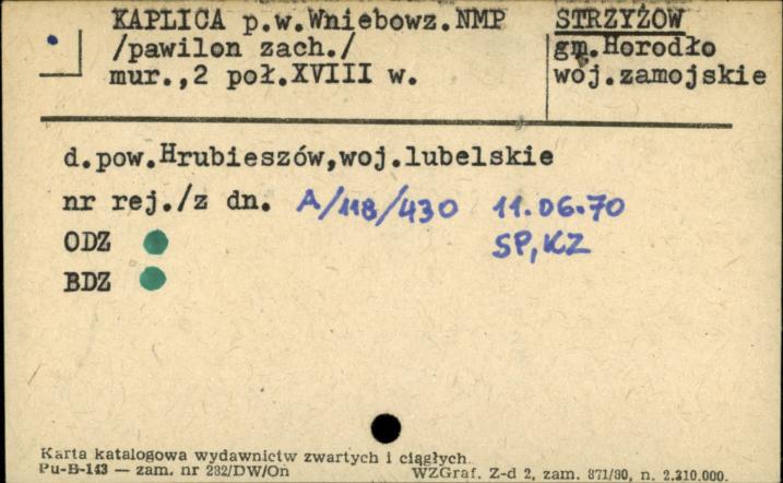kaplica p. w. Wniebowz. NMP, skan 1