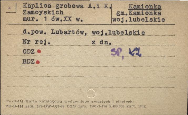kaplica grobowa A. i K. Zamoyskich, skan 1