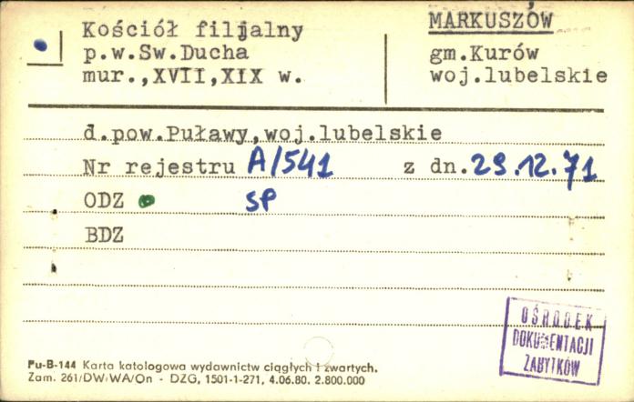 kościół fil. pw. św. Ducha, skan 1