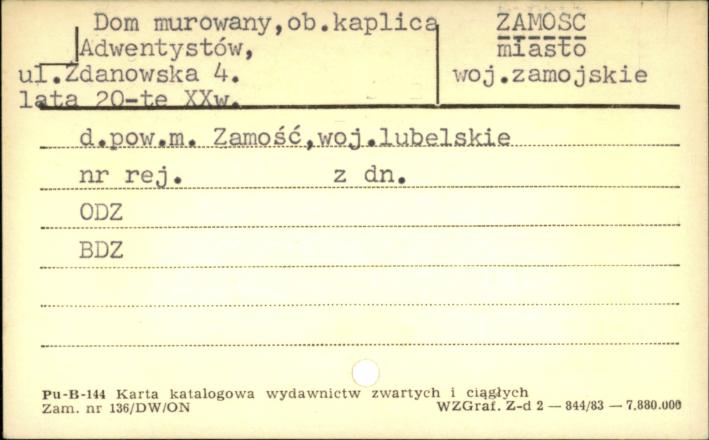 dom, ob. kaplica adwentystów, skan 1