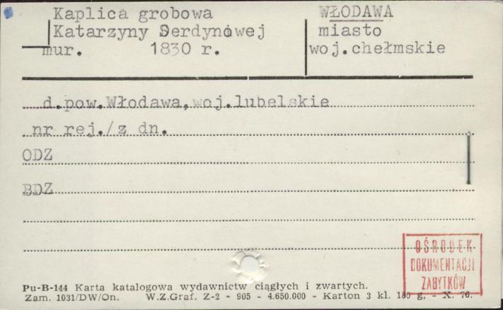 kaplica grobowa Katarzyny Serdynowej, skan 1