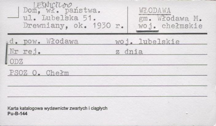 dom - leśnictwo, skan 1
