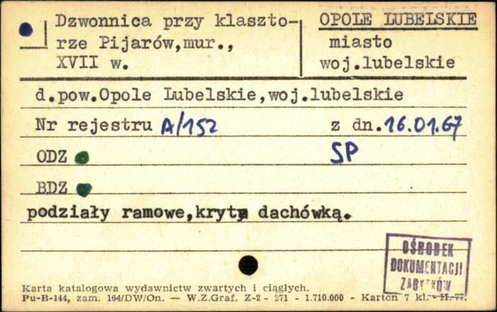 dzwonnica przy klasztorze pijarów, skan 1