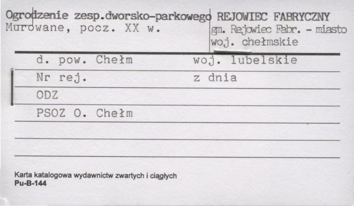 ogrodzenie w zesp. dworsko-parkowego, skan 1
