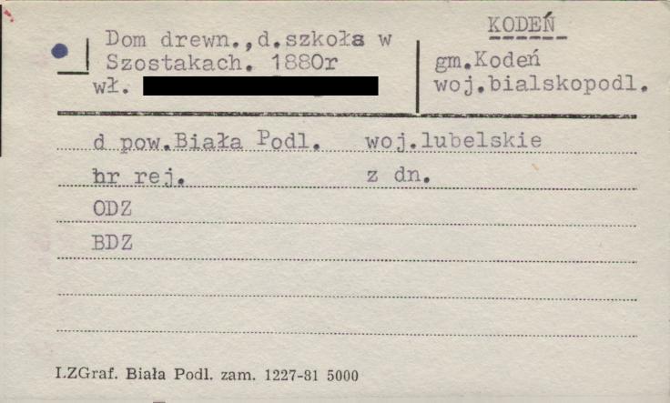 szkoła, ob. budynek mieszkalny, skan 1