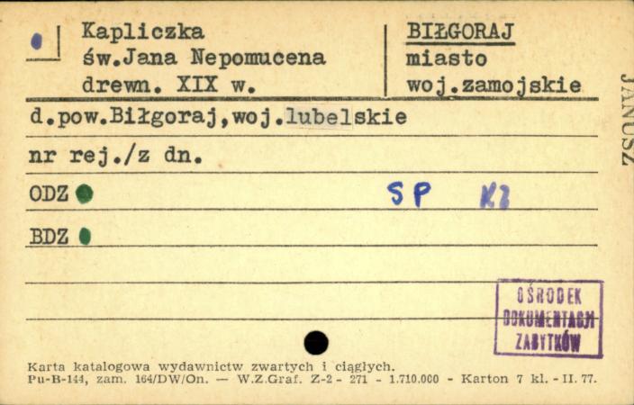 kaplica św. Jana Nepomucena, skan 1