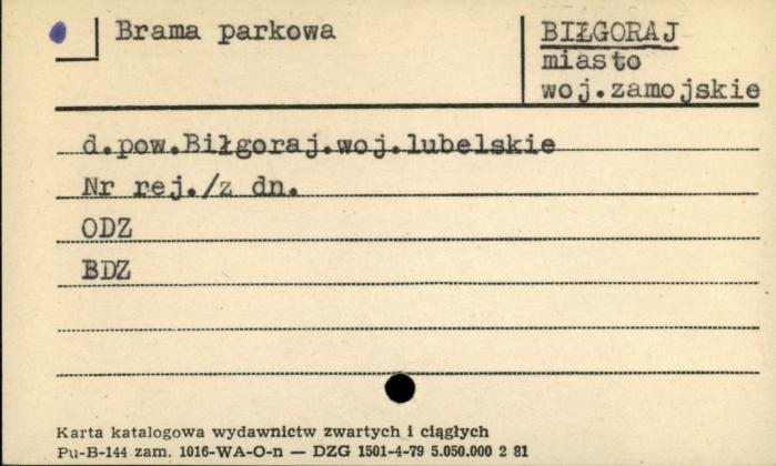 brama parkowa, skan 1