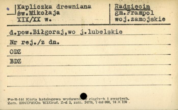 kapliczka św. Mikołaja, skan 1