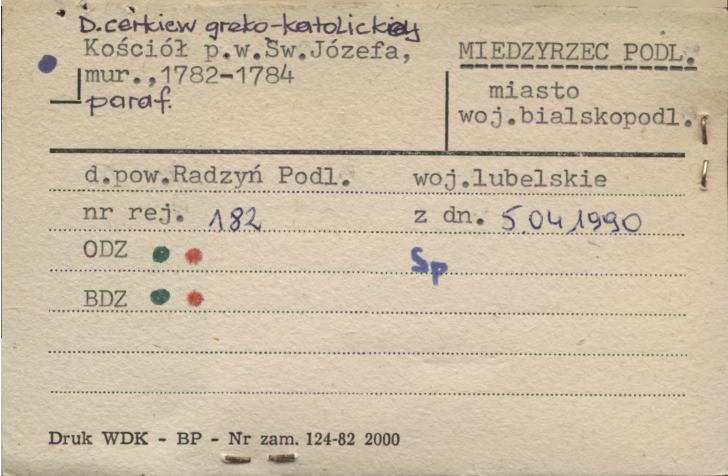 cerkiew gr.-kat., ob. kościół pw. św. Józefa, skan 1