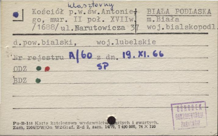 kościół kapucynów pw. św. Antoniego, skan 1