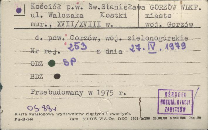 kościół pw. św. Stanisława Kostki, skan 1
