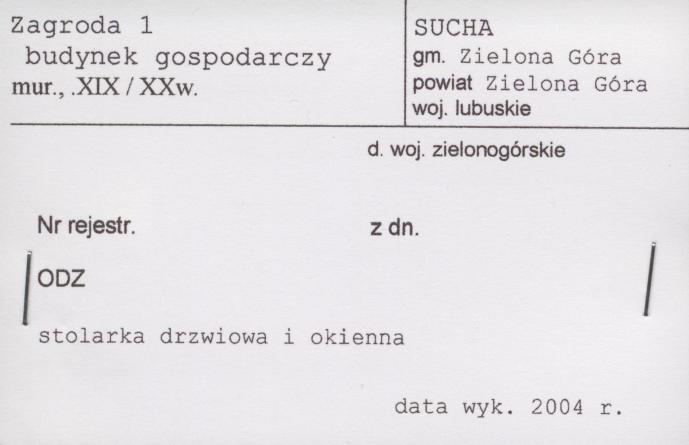 zagroda, budynek gospodarczy, skan 1