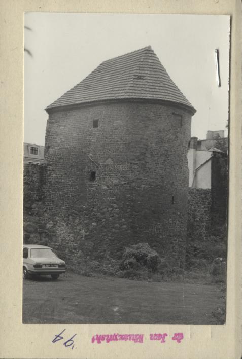 baszta murów obronnych, skan 2