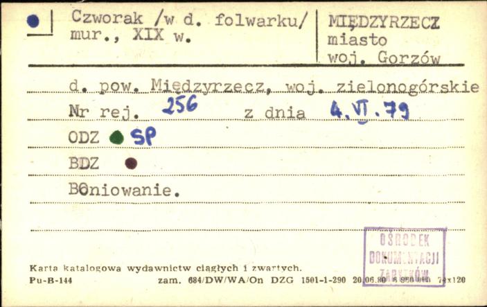 czworak - folwark, skan 1