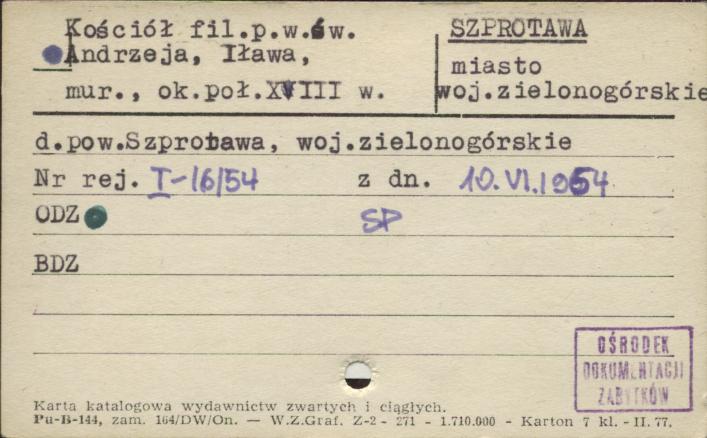 kościół fil. pw. św. Andrzeja, skan 1