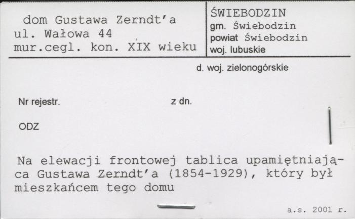 dom Gustawa Zerndt'a, skan 1