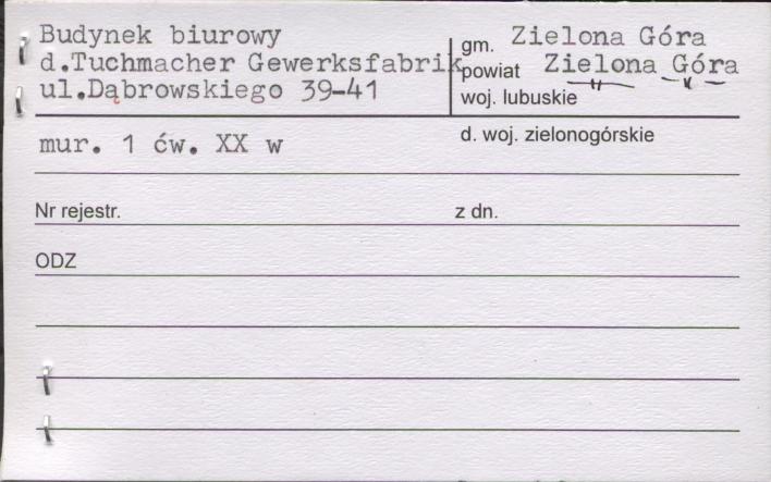 budynek biurowy d. Tuchmacher Gewerksfabrik, skan 1