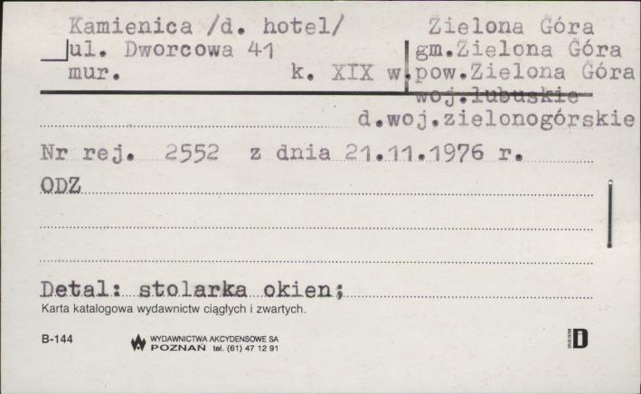 kamienica (d. hotel), skan 1