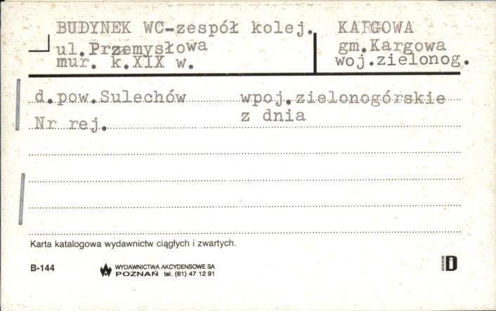 budynek WC w zespole dworca PKP, skan 1