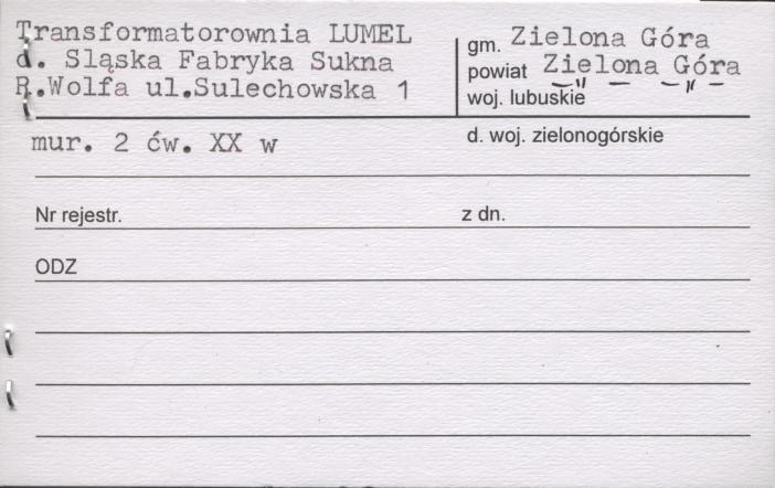 transformatorownia lumel, d. zespół śląskiej fabryki sukna, skan 1