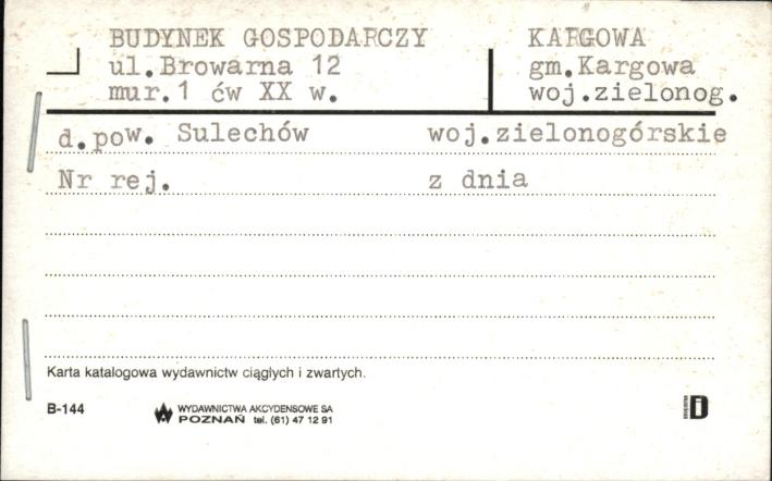 budynek gospodarczy, skan 1