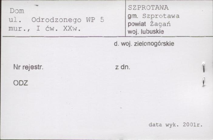 dom, skan 1