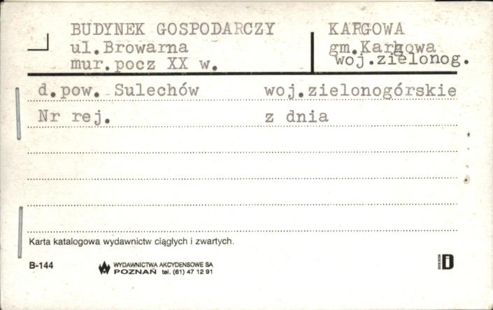 budynek gospodarczy, skan 1