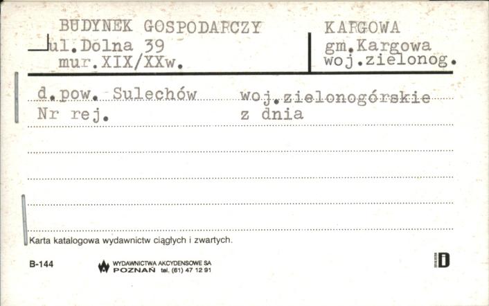 budynek gospodarczy, skan 1