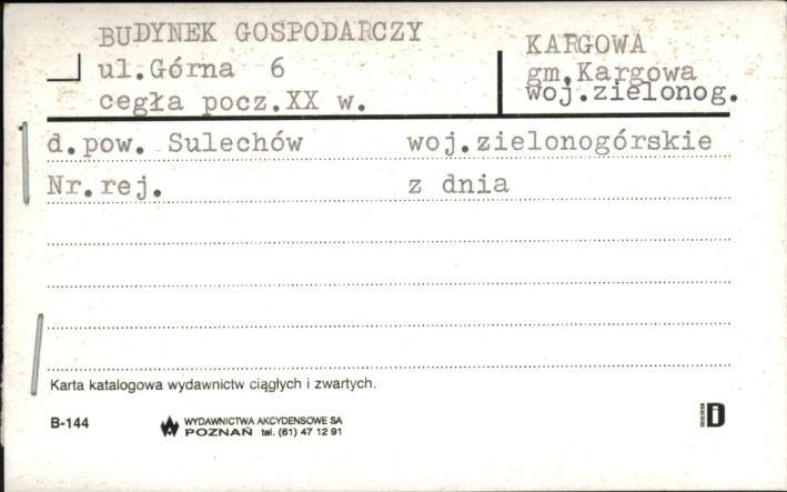 budynek gospodarczy, skan 1