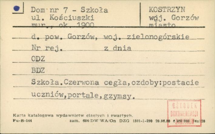 dom - szkoła, skan 1