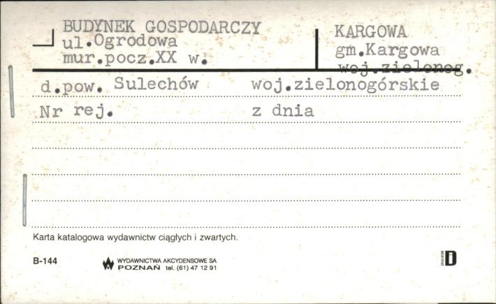 budynek gospodarczy, skan 1