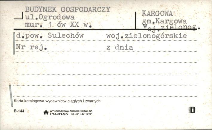 budynek gospodarczy, skan 1