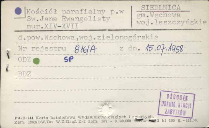 kościół par. pw. Jana Ewangelisty, skan 1