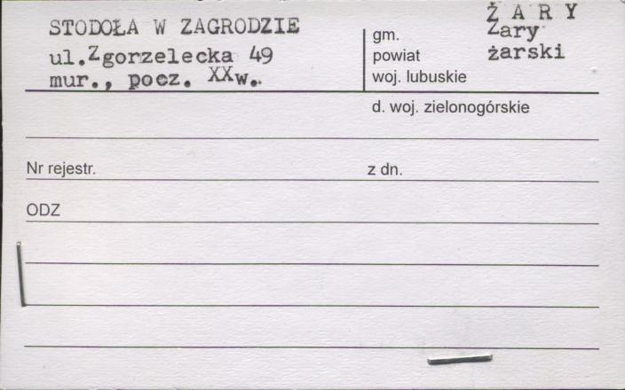 stodoła w zagrodzie, skan 1