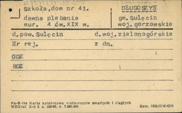 szkoła (dawna plebania), skan 1
