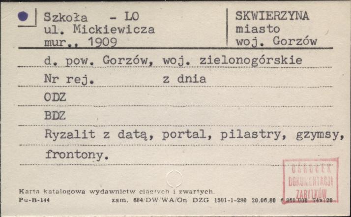 szkoła - liceum ogólnokształcące, skan 1