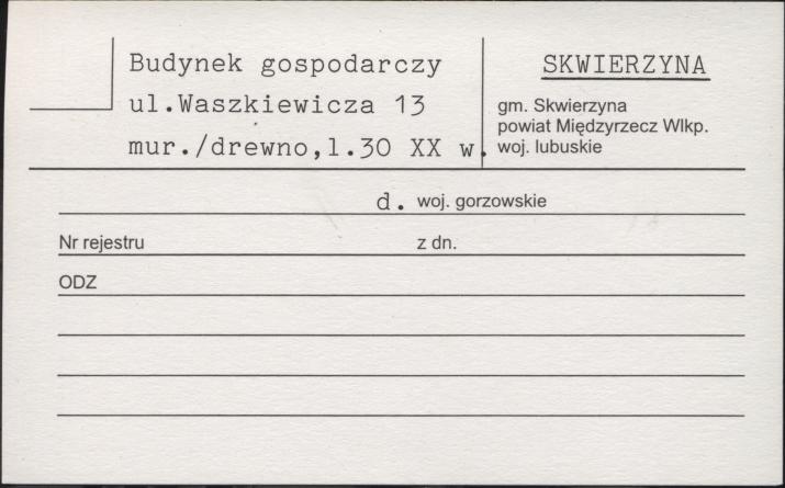 budynek gospodarczy, skan 1