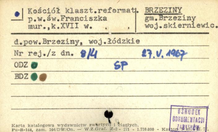 kościół klaszt. reformat. pw. św. Franciszka, skan 1