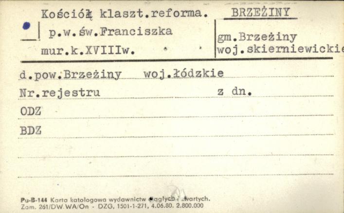 kościół klaszt. reformat. pw. św. Franciszka, skan 2