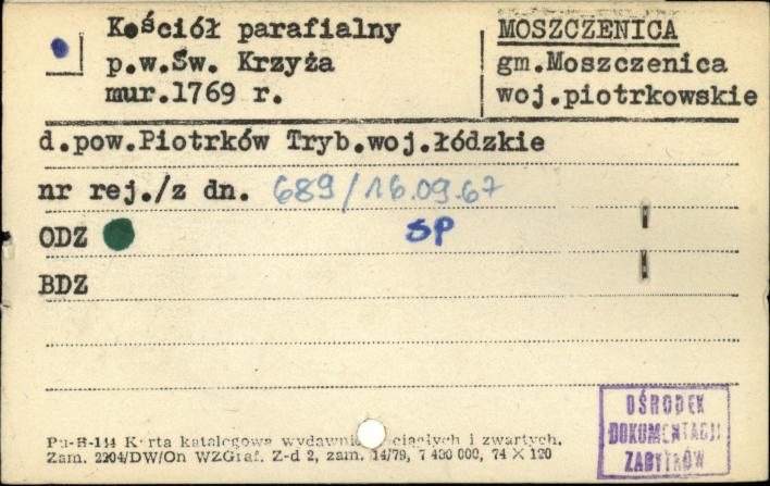 kościół parafialny pw. Św. Krzyża, skan 1