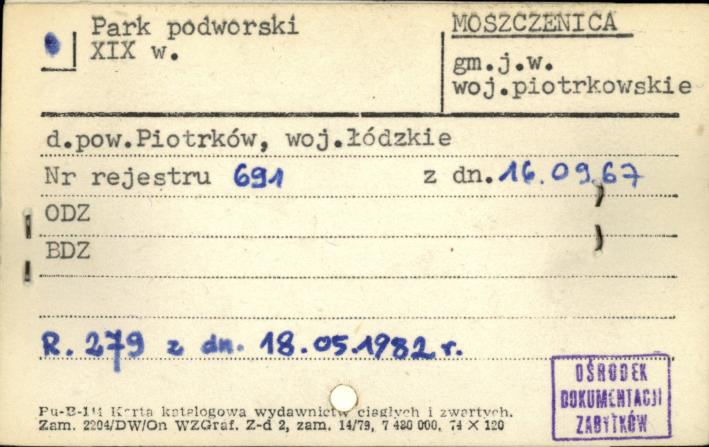 park dworski, skan 1