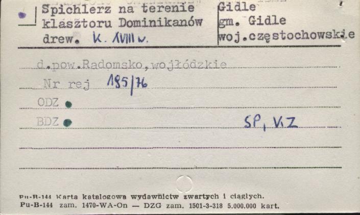 spichlerz klasztoru dominikanów, skan 2